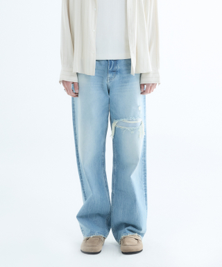 랩원오원(LAB101) RICHARD VINTAGE DESTRESSED WRINKLE STONE WASH 상품 이미지