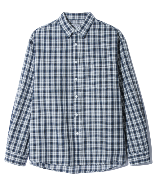 Клетчатая рубашка в квадрат Teal Navy