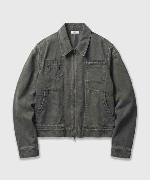 Рабочий хлопковый блузон Garment Dark Gray