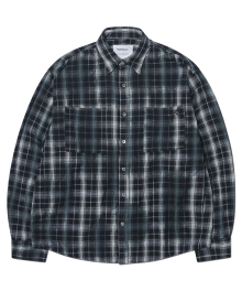 O.D CHECK SHIRT - BLACK