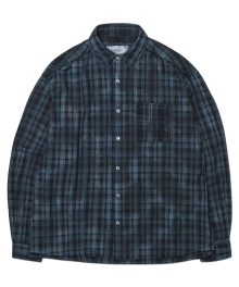 H.R CHECK SHIRTS - DARK NAVY