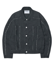 R.E TRUCKER JACKET - WASHED CHARCOAL