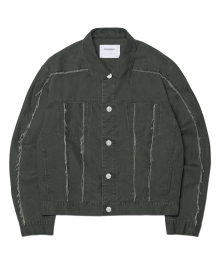 R.E TRUCKER JACKET - WASHED KHAKI