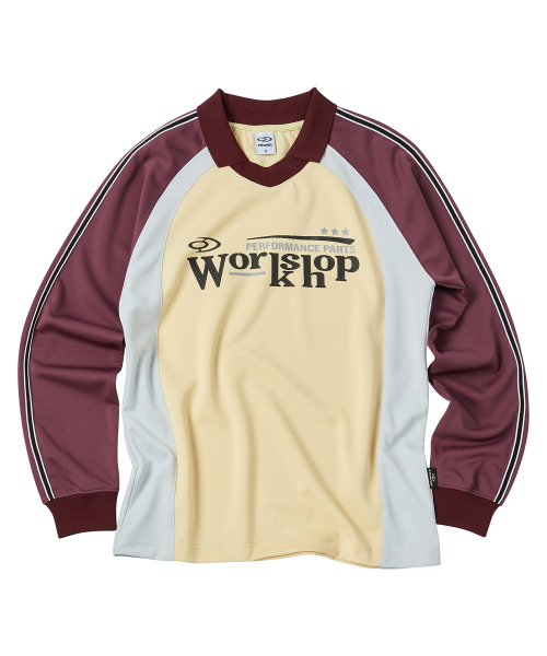 트래블() 워크샵 져지 롱 슬리브 옐로우 상품 이미지