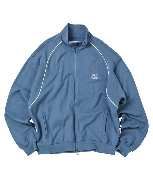 트래블() 파이핑 트랙 집업 자켓 블루 상품 이미지