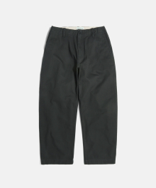 Wide Officer Pants Ink Black