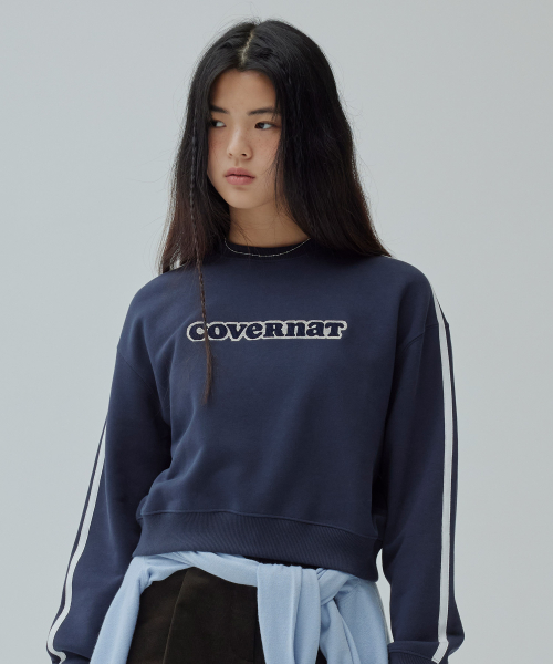 Женский свитшот с логотипом Cooper Navy