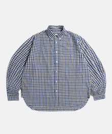 (JPN Fabric) Comfort B.D Shirt Blue Multi Check