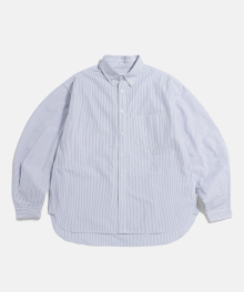 (JPN Fabric) Comfort B.D Shirt Blue Stripe