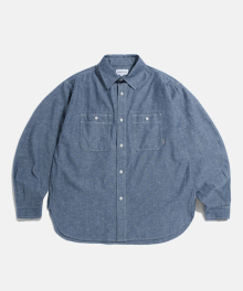 (JPN Fabric) Chambray Work Shirt Heritage Blue