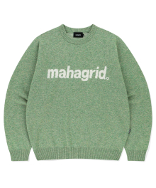 BASIC LOGO KNIT SWEATER GREEN(MG2EFMK620A)