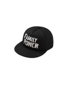 [Mmlg] FAMILY MESSAGE CAP (BLACK)