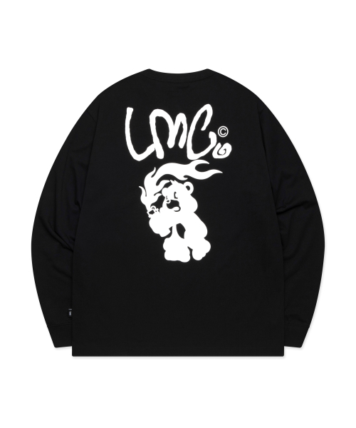 엘엠씨(LMC) FLAME BEAR LONG SLV TEE black - 사이즈 & 후기