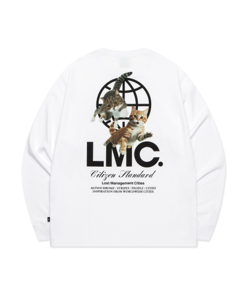 [ LMC ]★24FW★韓国人気★FLYING CATS LONG SLV TEE FLYING CATS LONG SLV TEE black - LMC | 엘엠씨