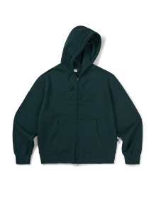 [Mmlg] OPACITY HOOD ZIPUP (DEEP GREEN)