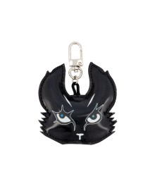 Woo-Rookie cushion keyring - BLACK