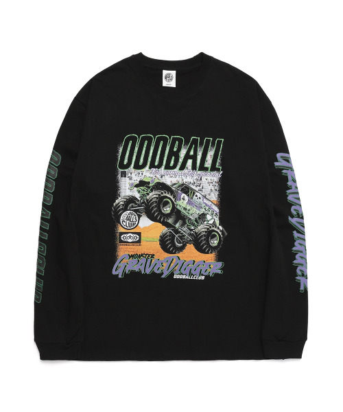 Лонгслив Oddball Monster Truck Black