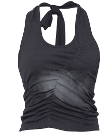 Vanish Halterneck Top (FL-124_Charcoal)