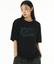 VINTAGE TAPE TEE (BLACK)