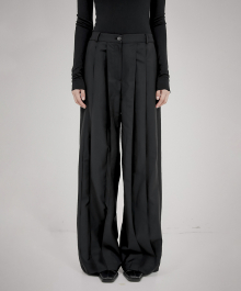 3.Pin-tuck Wide Pants (FL-239)