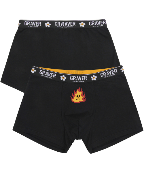Мужские боксеры Flame Smile (1 шт.), Black