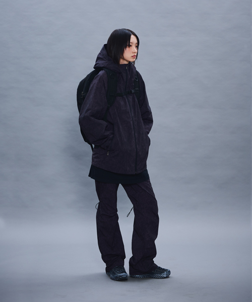 EXDART WIND PANTS BLACK (SET-UP)
