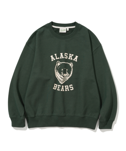 толстовка alaska bears jungle green