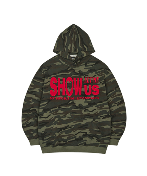 SH SHOW US HOODIE(KHAKI)
