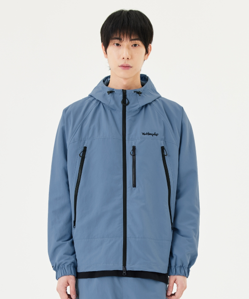[MARK GONZALES]★韓国人気★MG MULTI ZIP-UP WIND BREAKER 마크곤잘레스(MARK GONZALES) MG MULTI ZIP-UP WIND BREAKER