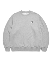 SHMOO WAPPEN SWEATSHIRT - M/GREY