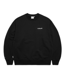 SMALL SIGN LOGO SWEATSHIRT - BLACK