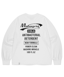 DETERGENT LOGO LS TEE WHITE(MG2EFMT562A)