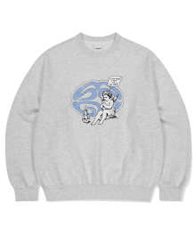 ANGEL ECLIPSE SWEATSHIRT LIGHT GREY(MG2EFMM461A)