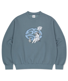 ANGEL ECLIPSE SWEATSHIRT BLUE(MG2EFMM461A)