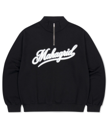 SCRIPT LOGO HALF ZIP UP BLACK(MG2EFMM482A)