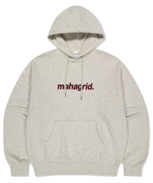 BASIC LOGO HOODIE OATMEAL(MG2EFMM407A)