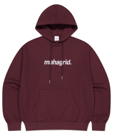 BASIC LOGO HOODIE BURGUNDY(MG2EFMM407A)