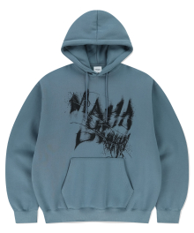 INK DISTORTION HOODIE BLUE(MG2EFMM410A)