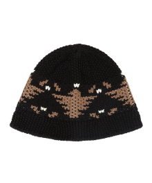 EAGLE KNIT BUCKET HAT BLACK(MG2EFMAB34A)