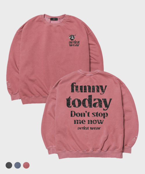 Свитшот ATW Funny Today Pigment GR