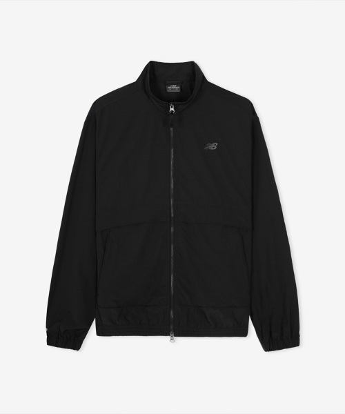NBNAG31803 / UNI 에센셜 헤리티지 스탠드넥 웜업자켓 (BLACK)