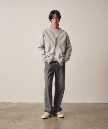 Comfortable Knit Cardigan_Grey