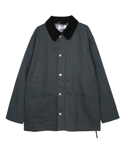 Work Safari Chore Long Jacket Черный