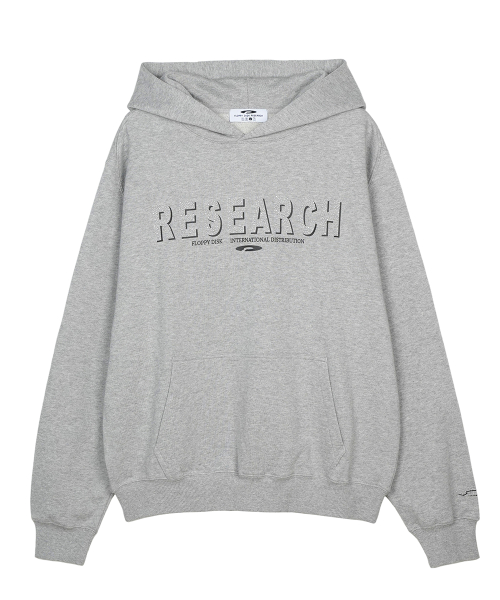 Metal Hot Fix Logo Hoodie M.Серый