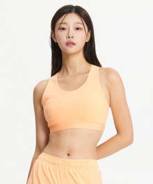 NBN9E4P042 / WOMEN 슬릭 브라탑 (ORANGE)