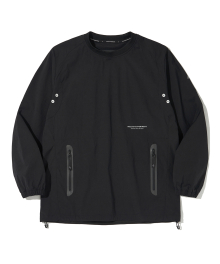 ATTABAD STRETCH WINDBREAK PULLOVER_BLACK_WLT030