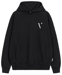 BASIC SYMBOL LOGO HOODIE [BLACK]