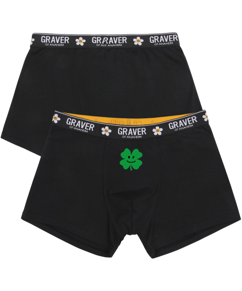 [1PACK] мужские боксеры Clover Smile_BLACK
