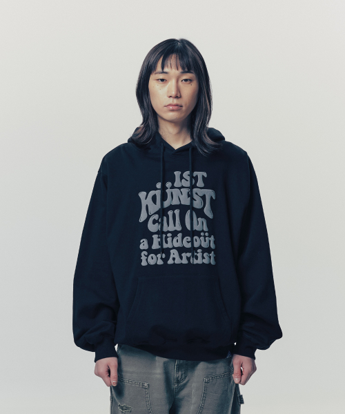 HIDEOUT HOODIE_BLACK(IK2ESMM403A)