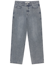 CHAIN TWILL DENIM PANTS [LIGHT BLUE]